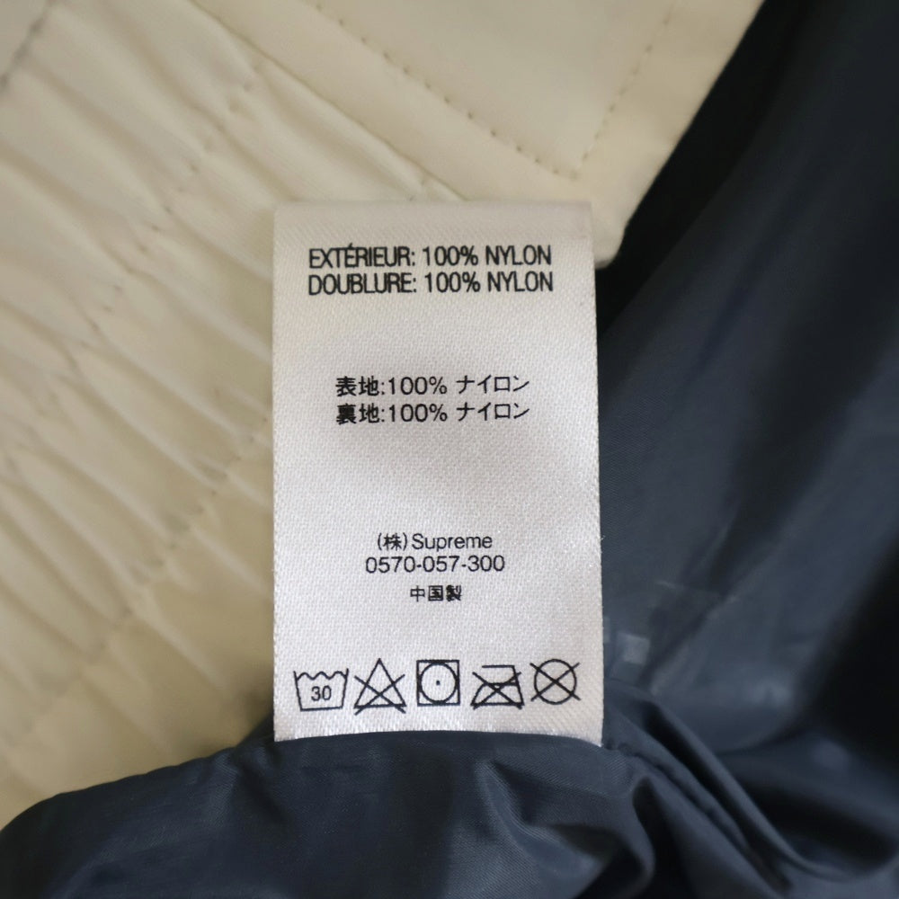 SUPREME(シュプリーム) 18AW GORE-TEX Court Jacket ゴアテックス コート ジップアップ フーデッド ナイロン マウンテンジャケット ホワイト/レッド