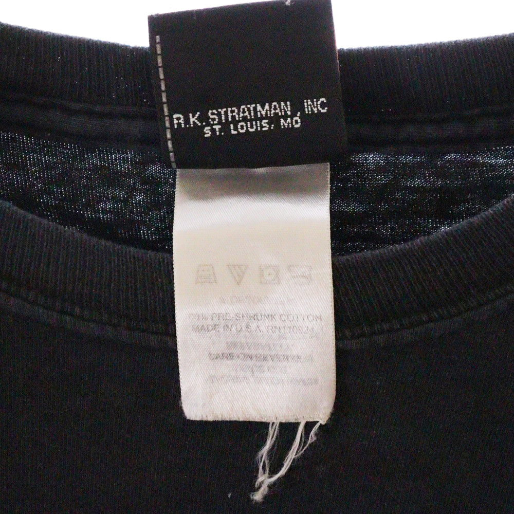 HARLEY DAVIDSON(ハーレーダビッドソン) WISCONSIN ウィスコンシン 両面プリント 半袖Tシャツ カットソー ブラック