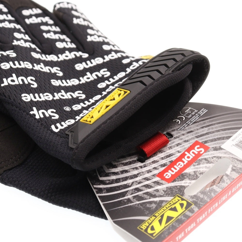 SUPREME(シュプリーム) 17SS ×Mechanix Wear Original Work Gloves Yellow メカニックスウェア オリジナル ワーク グローブ 手袋 ブラック