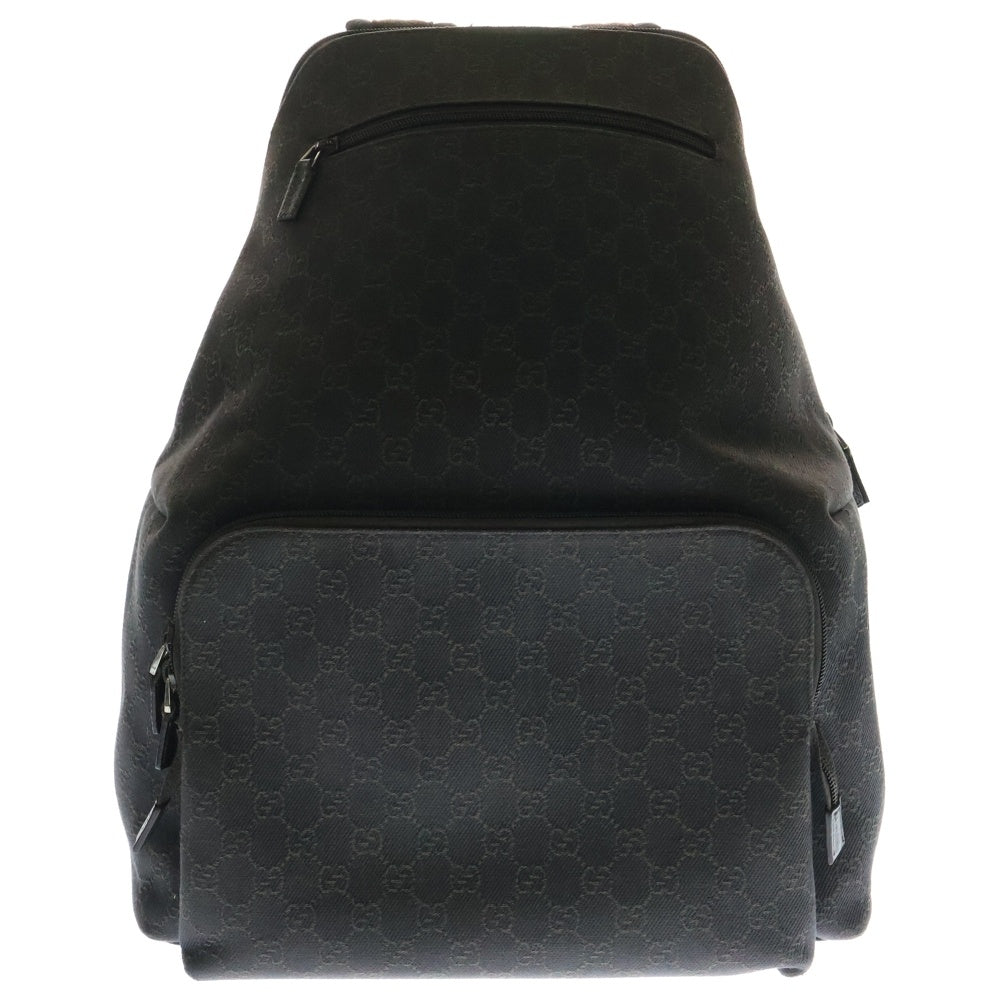 GUCCI(グッチ) GG柄 デニムキャンバスデニムバックパック リュックサック ブラウン 354667