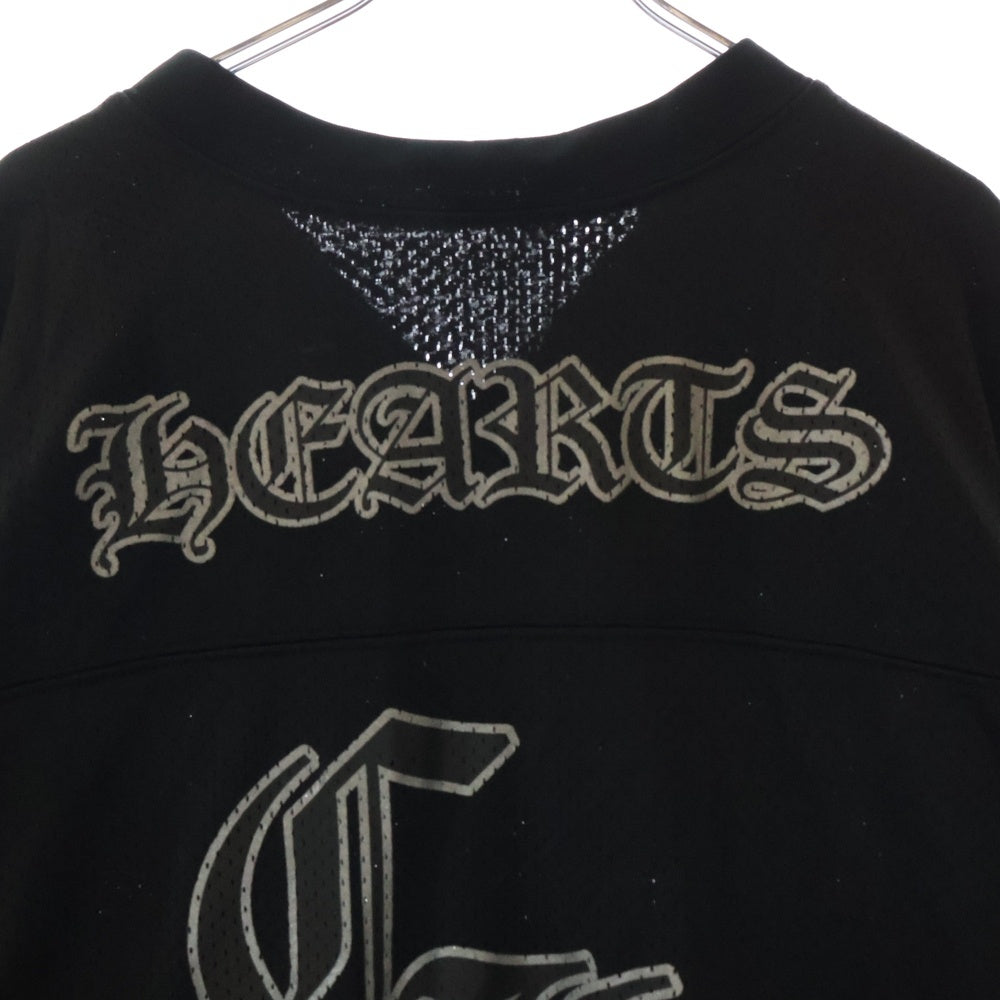 CHROME HEARTS(クロムハーツ) MESH WARM UP JERSEY TEE メッシュウォームアップ ジャージ 半袖Tシャツ カットソー ブラック