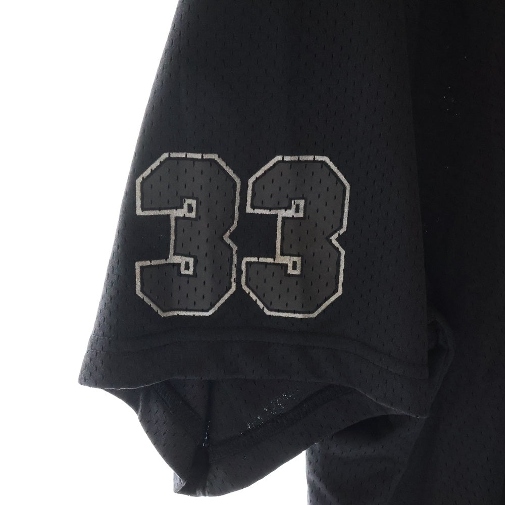 CHROME HEARTS(クロムハーツ) MESH WARM UP JERSEY TEE メッシュウォームアップ ジャージ 半袖Tシャツ カットソー ブラック