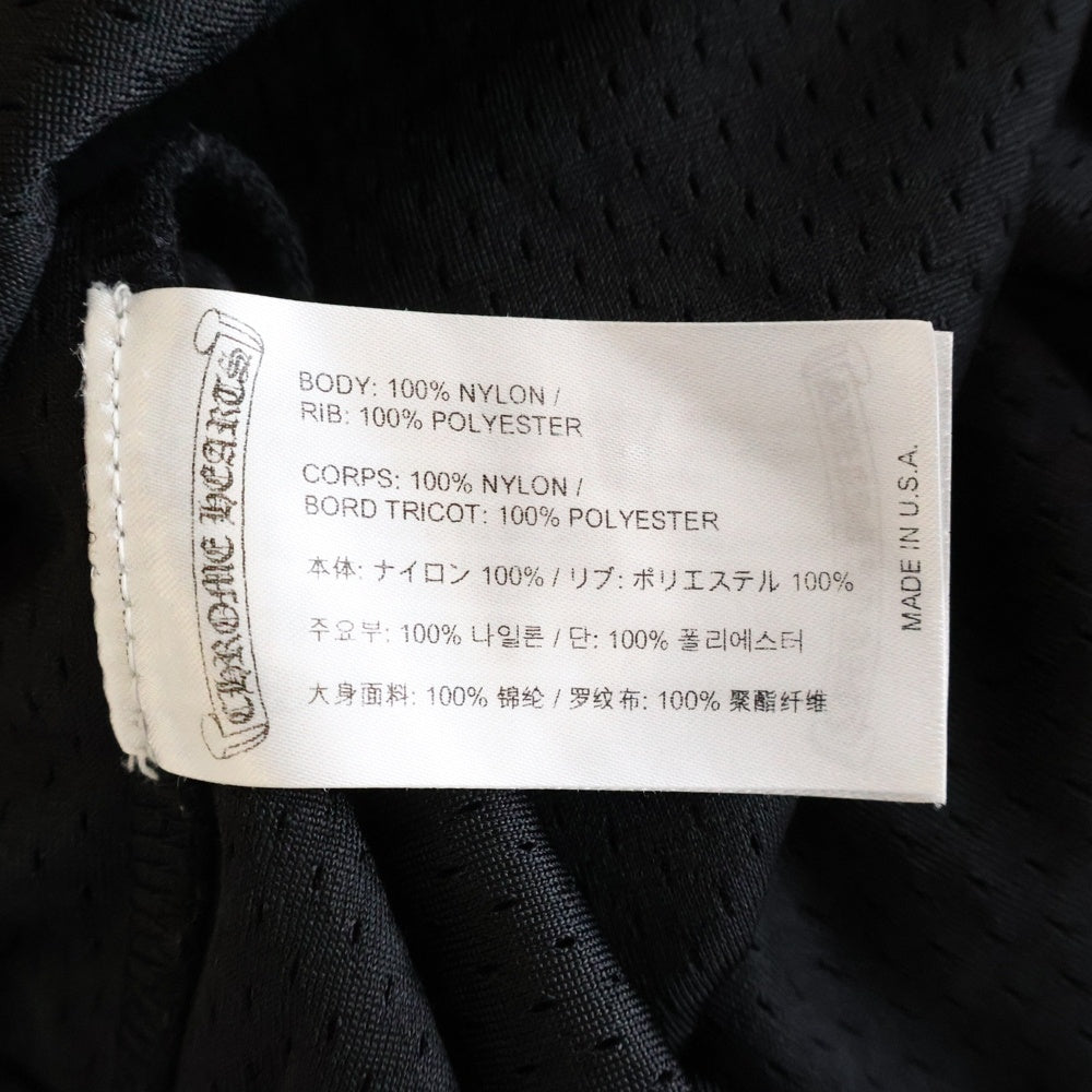 CHROME HEARTS(クロムハーツ) MESH WARM UP JERSEY TEE メッシュウォームアップ ジャージ 半袖Tシャツ カットソー ブラック