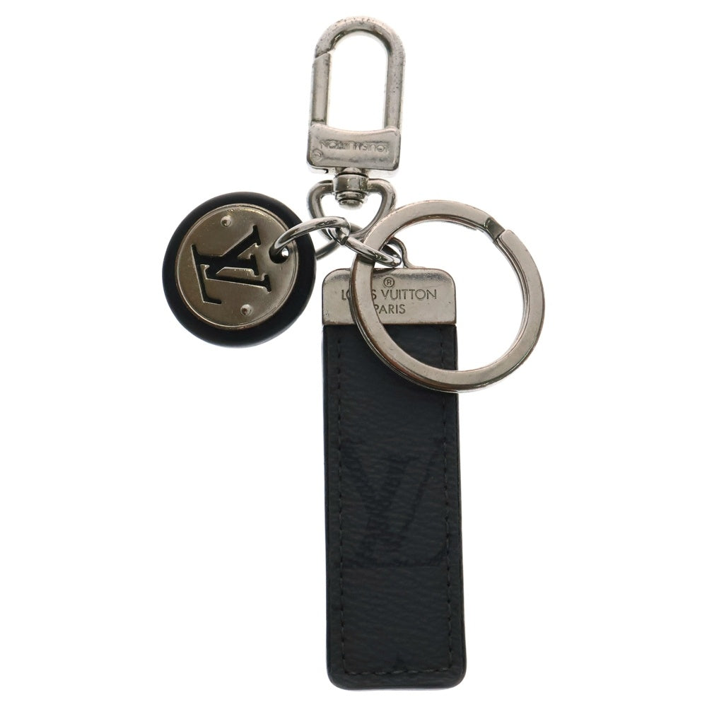 LOUIS VUITTON(ルイヴィトン) ネオ LV クラブ モノグラム エクリプス レザー キーホルダー ブラック/シルバー M01527