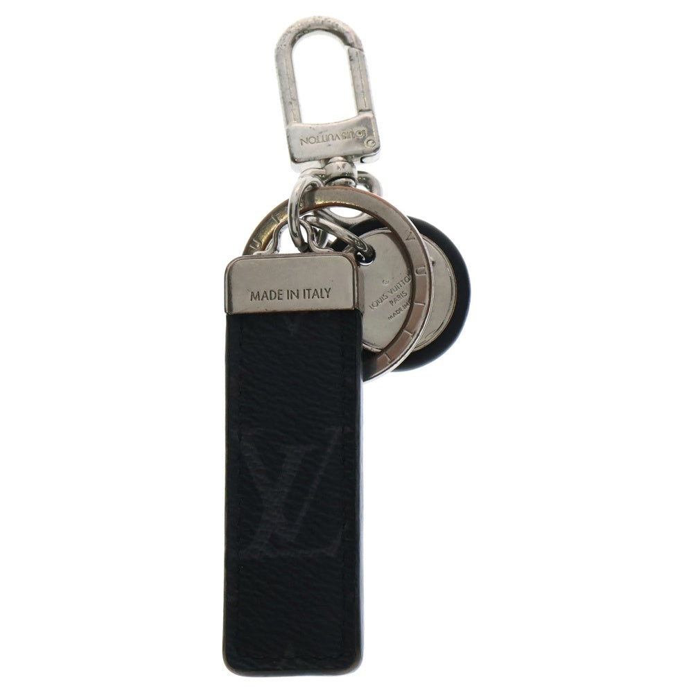 LOUIS VUITTON(ルイヴィトン) ネオ LV クラブ モノグラム エクリプス レザー キーホルダー ブラック/シルバー M01527