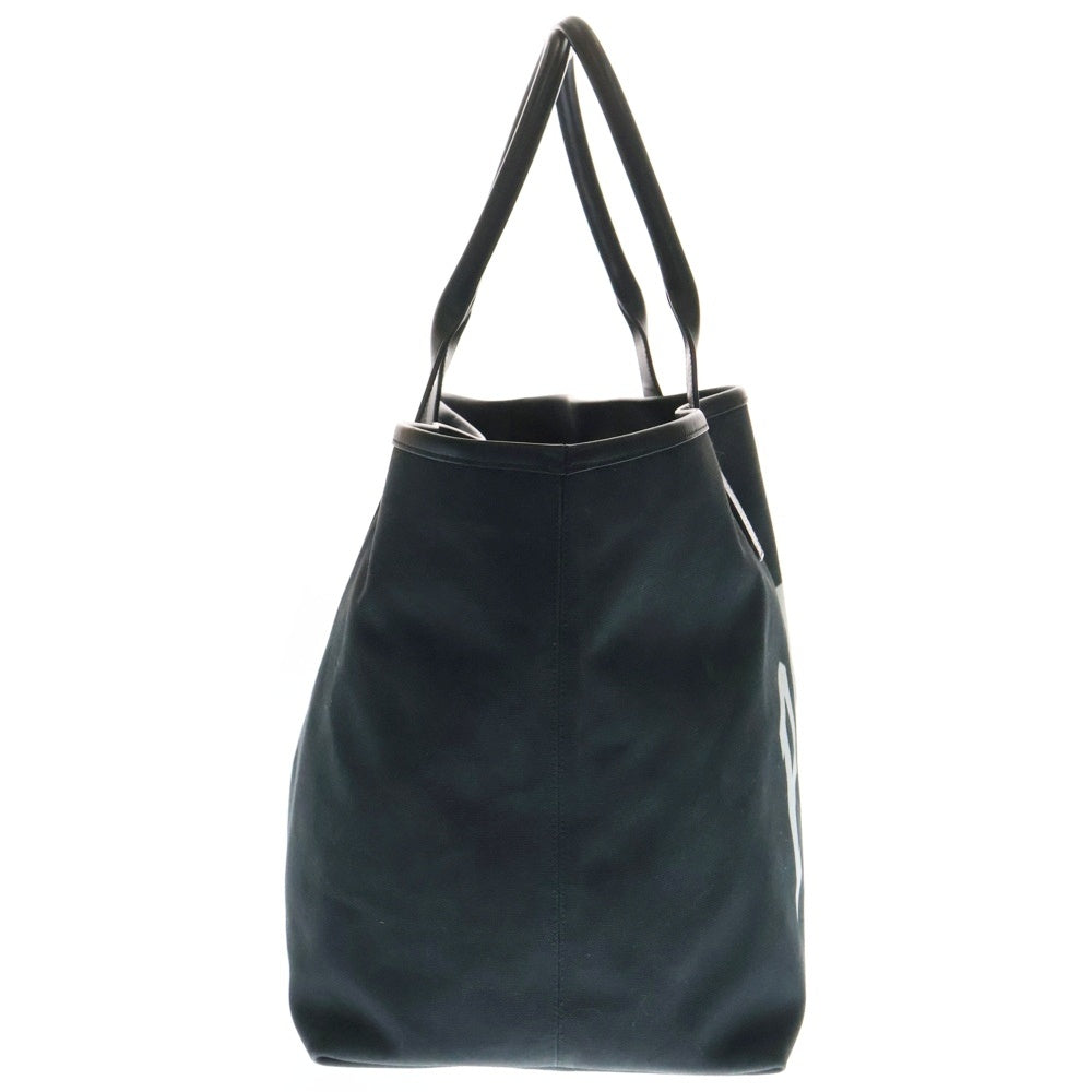 BALENCIAGA(バレンシアガ) シティズパリス グラフィックプリント ジャンボ キャンバス トートバッグ ブラック 692068 2106M