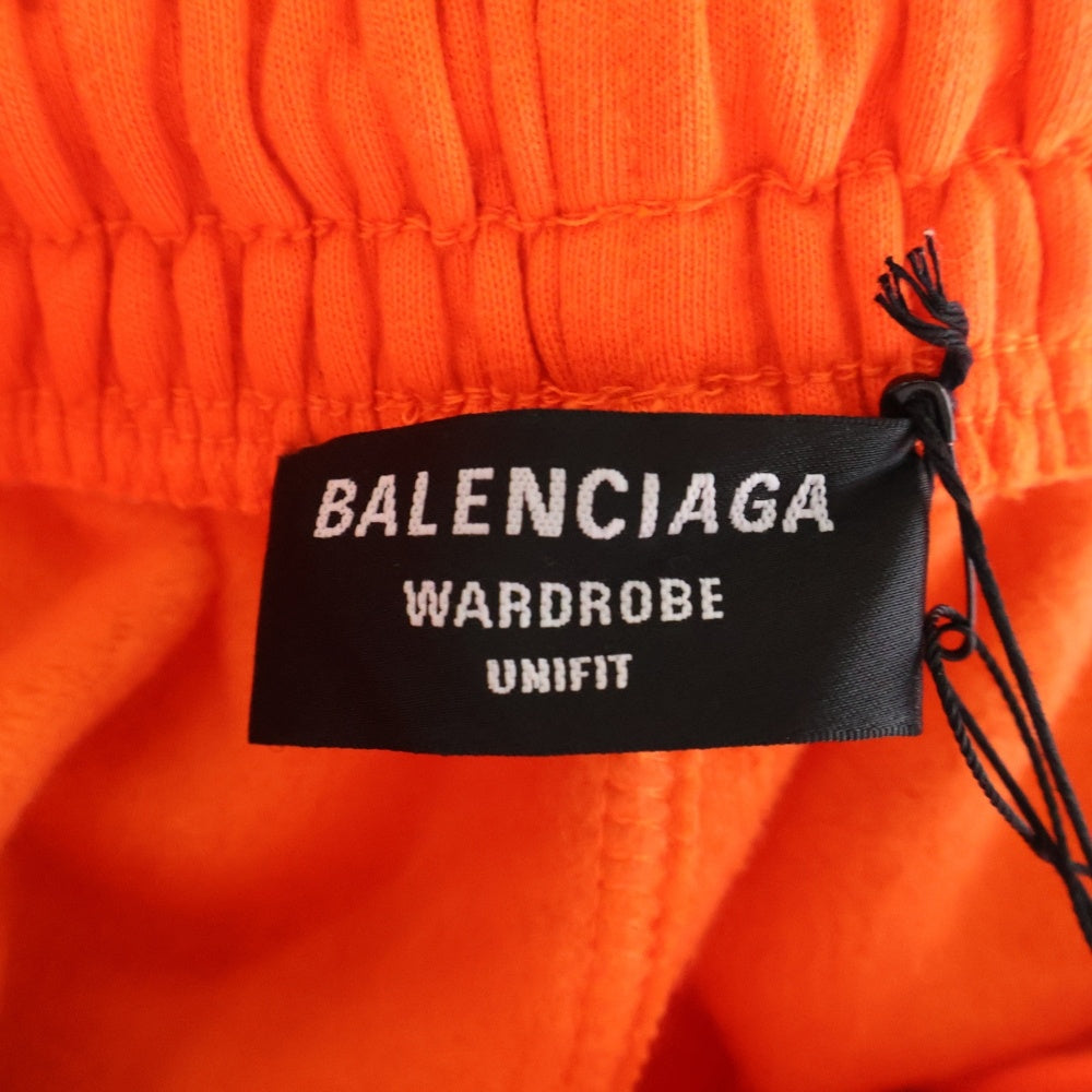 BALENCIAGA(バレンシアガ) 21AW キャンペーンロゴプリント スウェット ロングパンツ オレンジ 641602 TLVE9