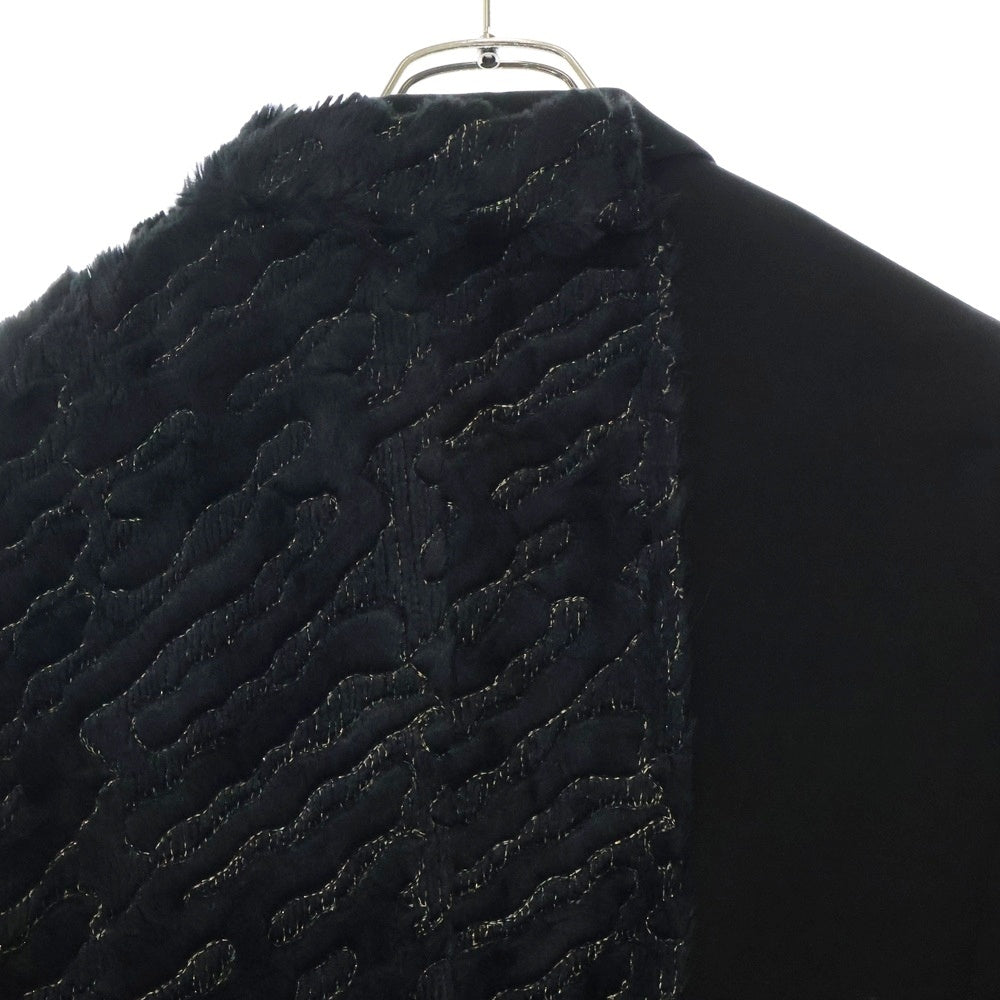 COMME des GARCONS HOMME PLUS(コムデギャルソンオムプリュス) 19AW AD2019 ベストドッキング シングルブレスト ロング テーラードジャケット ブラック PD-J033