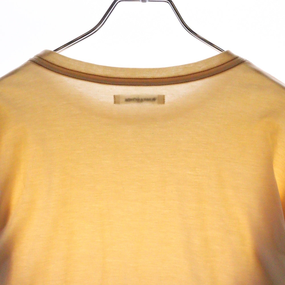 FUMIKA UCHIDA(フミカウチダ) レイヤードデザイン コットン クルーネック 長袖Tシャツ カットソー オレンジ レディース FU-L-CT003