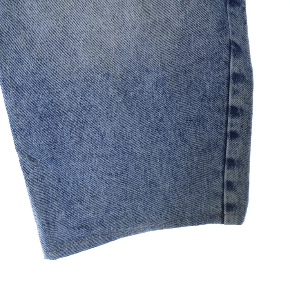 Maison Margiela 1(メゾンマルジェラ) 22AW PANTS 5 POCKETS INDIGO カットアウト 5ポケット ジップフライ ワイドデニムパンツ インディゴ レディース S51LA0051 S30513