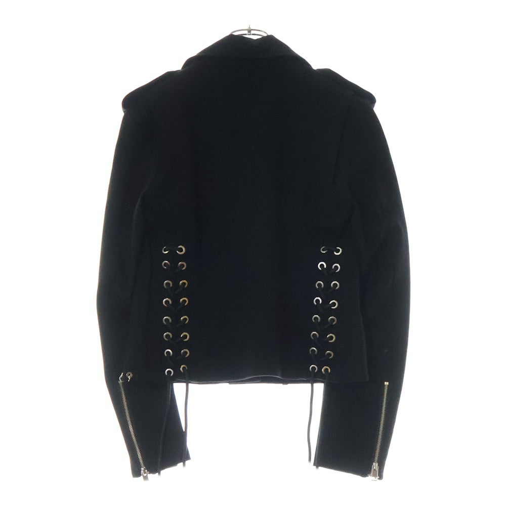 DIESEL(ディーゼル) G-TARAS JACKET ジータラス ストレッチレーヨンナイロン ダブルライダースジャケット ブラック レディース 00SBK3