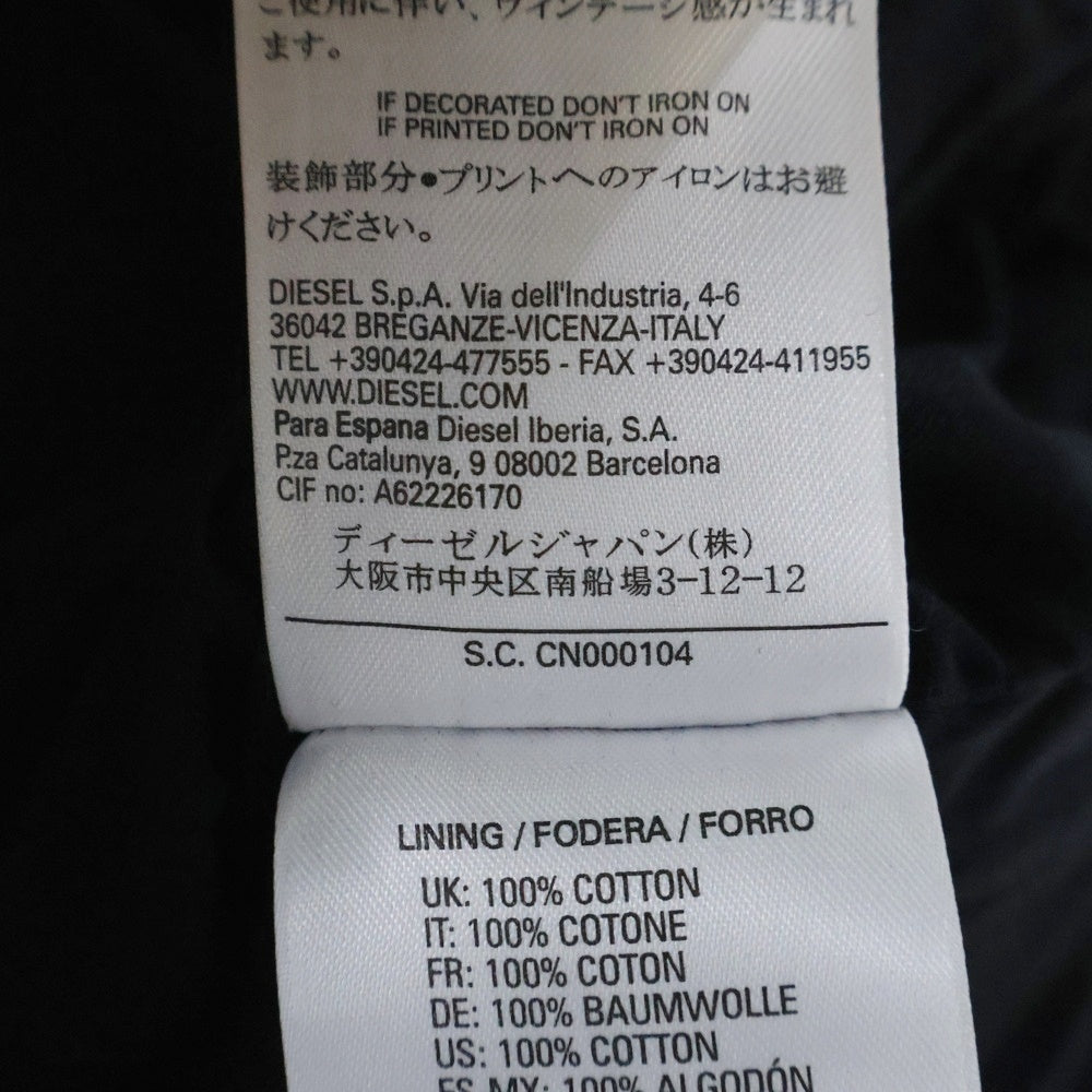 DIESEL(ディーゼル) G-TARAS JACKET ジータラス ストレッチレーヨンナイロン ダブルライダースジャケット ブラック レディース 00SBK3