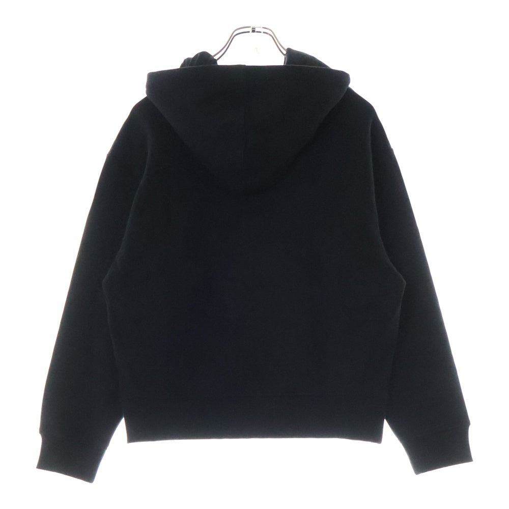 Calvin Klein(カルバンクライン) ARCHIVE ロゴ刺繍 裏起毛 スウェット プルオーバーパーカー ブラック 40WH100