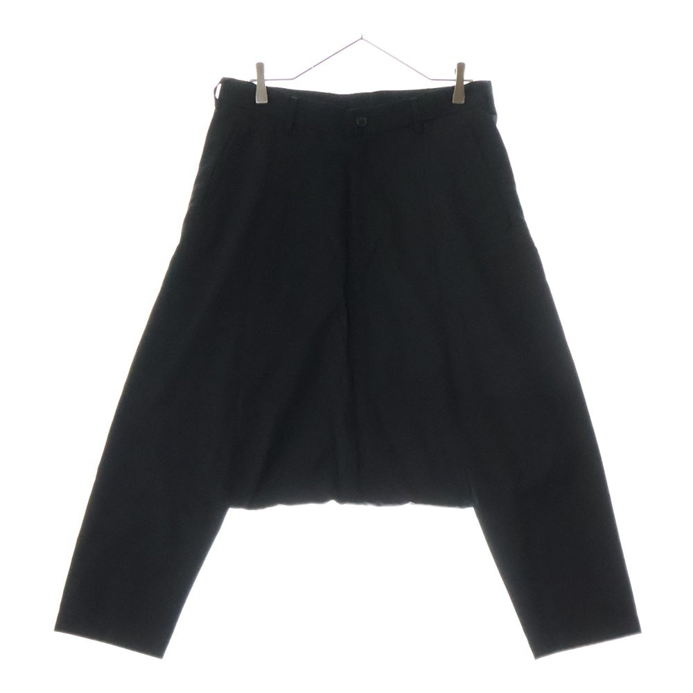 BLACK COMME des GARCONS(ブラックコムデギャルソン) 09SS AD2008 ウール サルエル スラックス ペンギン パンツ ブラック 1C-P208