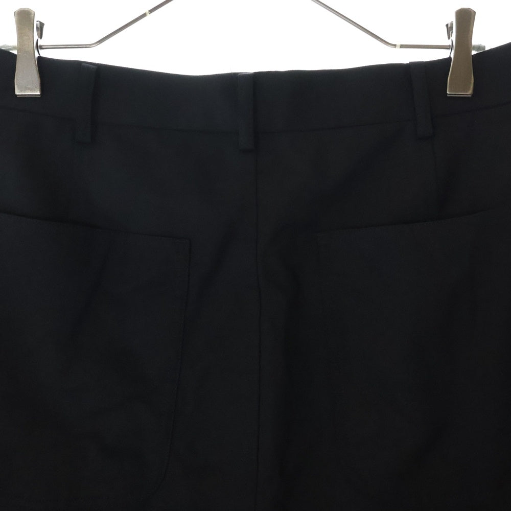 BLACK COMME des GARCONS(ブラックコムデギャルソン) 09SS AD2008 ウール サルエル スラックス ペンギン パンツ ブラック 1C-P208