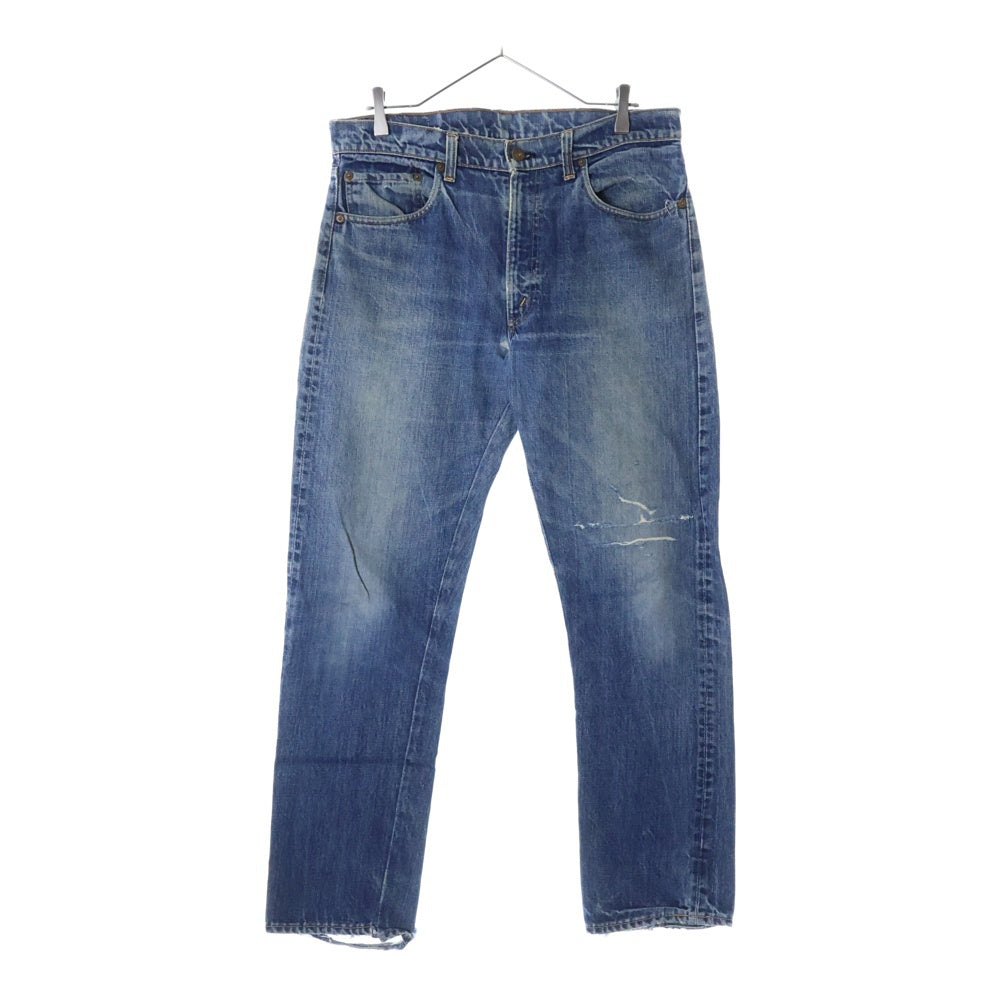 Levi's(リーバイス) 70S VINTAGE 505 66前期 ボタン裏5 シングルステッチ 42TALON ZIP ブランクタグ タロンジップフライ ヴィンテージ デニムパンツ インディゴ