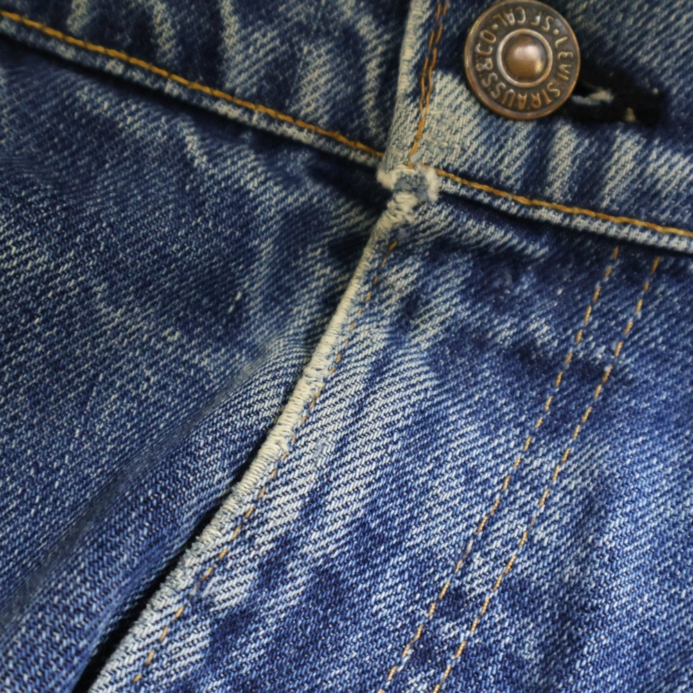 Levi's(リーバイス) 70S VINTAGE 505 66前期 ボタン裏5 シングルステッチ 42TALON ZIP ブランクタグ タロンジップフライ ヴィンテージ デニムパンツ インディゴ