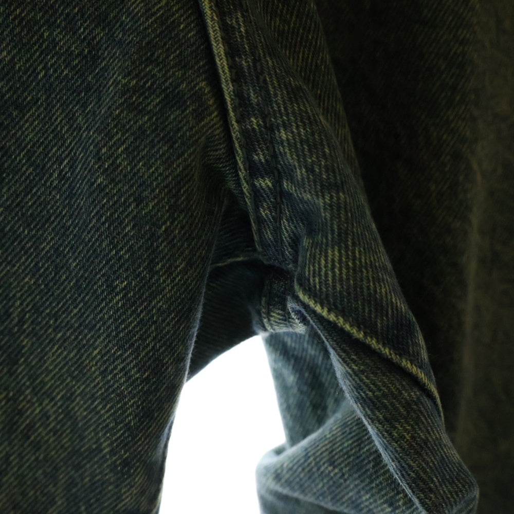 SUPREME(シュプリーム) 23SS Regular Jean Overdyed Green レギュラージーンズ オーバーダイグリーン ボタンフライ デニムパンツ
