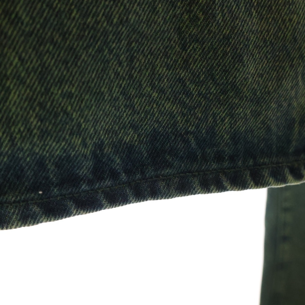 SUPREME(シュプリーム) 23SS Regular Jean Overdyed Green レギュラージーンズ オーバーダイグリーン ボタンフライ デニムパンツ