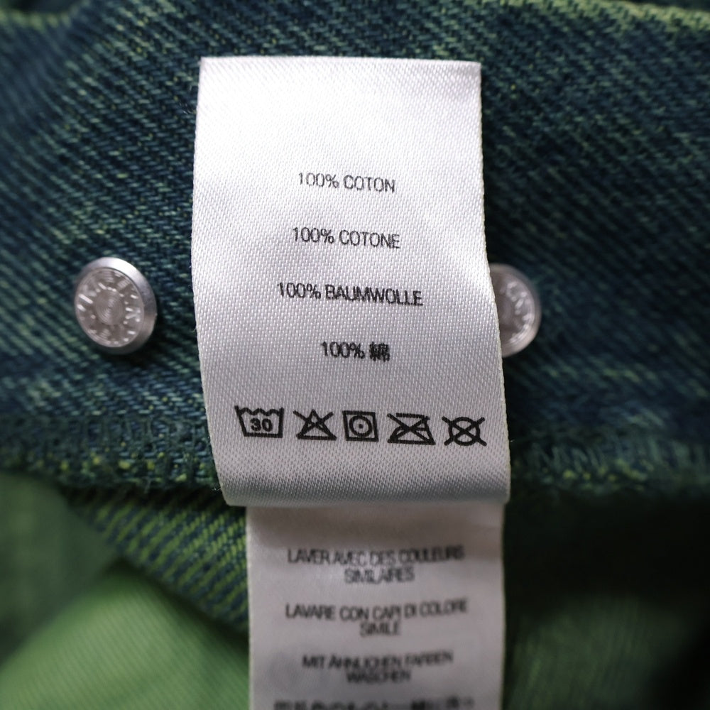 SUPREME(シュプリーム) 23SS Regular Jean Overdyed Green レギュラージーンズ オーバーダイグリーン ボタンフライ デニムパンツ