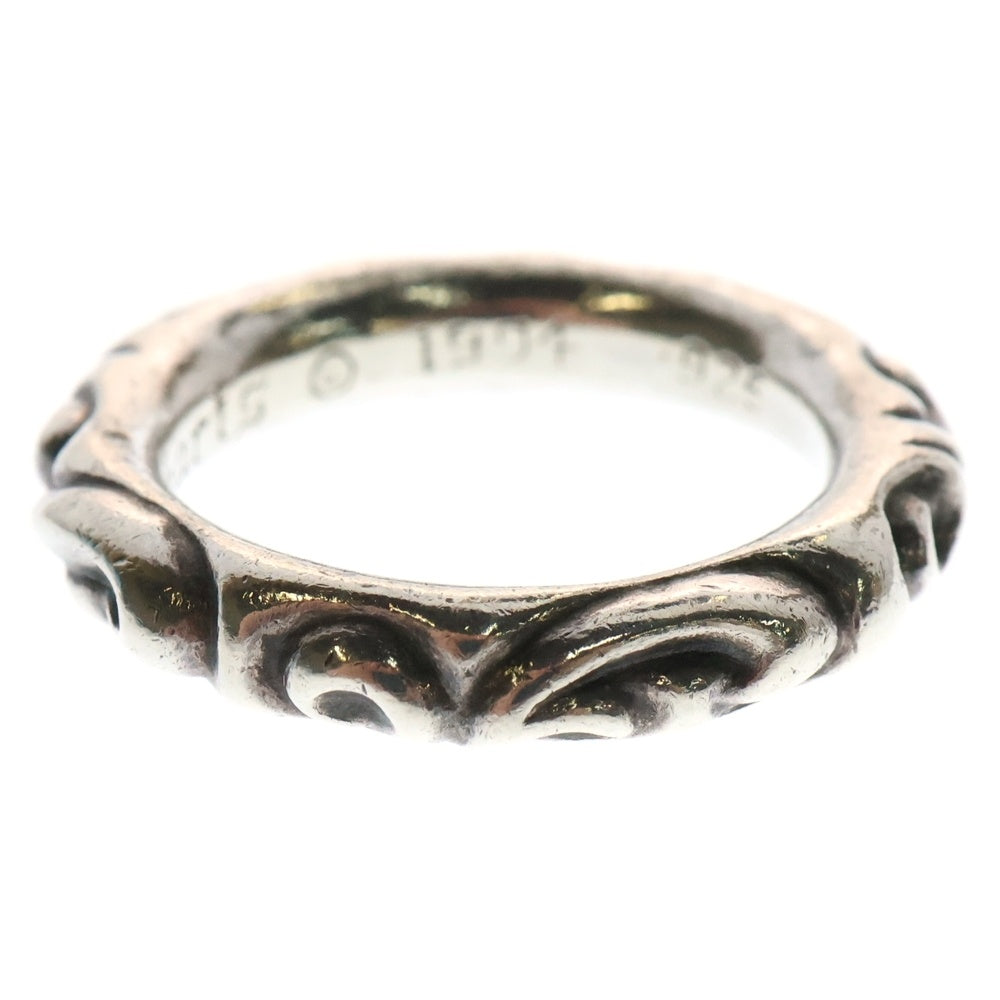CHROME HEARTS(クロムハーツ) SCRL BAND スクロールバンド リング シルバー BCA351