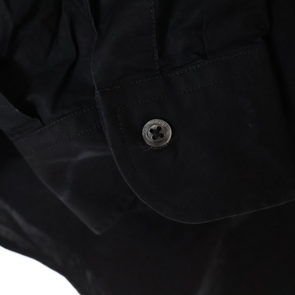 RAF SIMONS(ラフシモンズ) 23SS CLASSIC SHIRT WITH NET INSERT クラシック 長袖シャツ ウィズネットインサート ブラック 231-M256