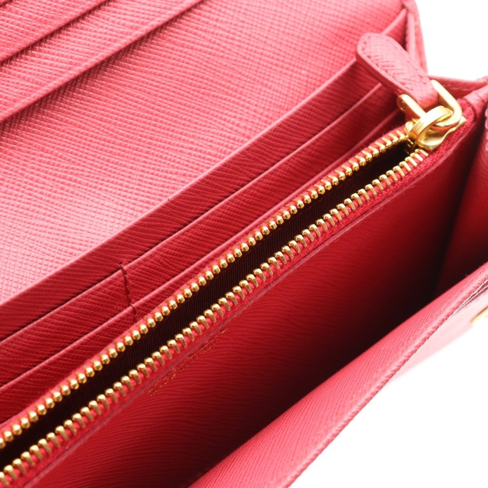 PRADA(プラダ) SAFFIANO FIOCCO サフィアーノ フィオッコ リボンモチーフ ロングウォレット 長財布 ピンク レディース 1MH132 ZTM F0505