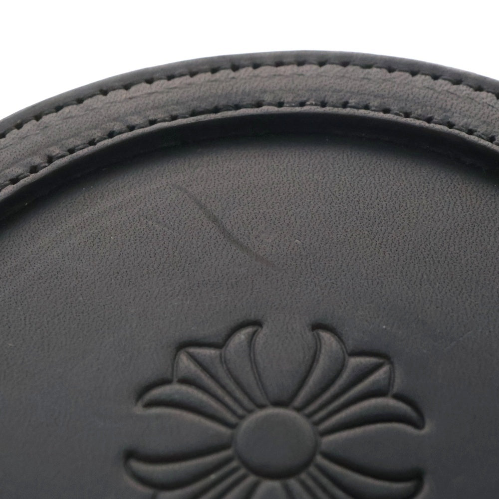 CHROME HEARTS(クロムハーツ) COASTER CHプラス レザーコースター ブラック
