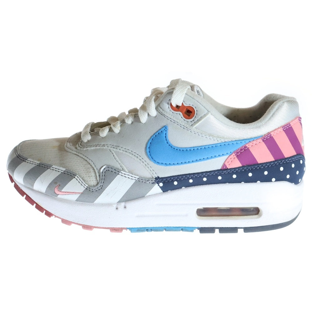 NIKE(ナイキ) × PARRA AIR MAX 1 Pure Platinum パラ エアマックス1 ピュアプラチナム ローカットスニーカー マルチカラー レディース US4/23.0cm AT3057-100