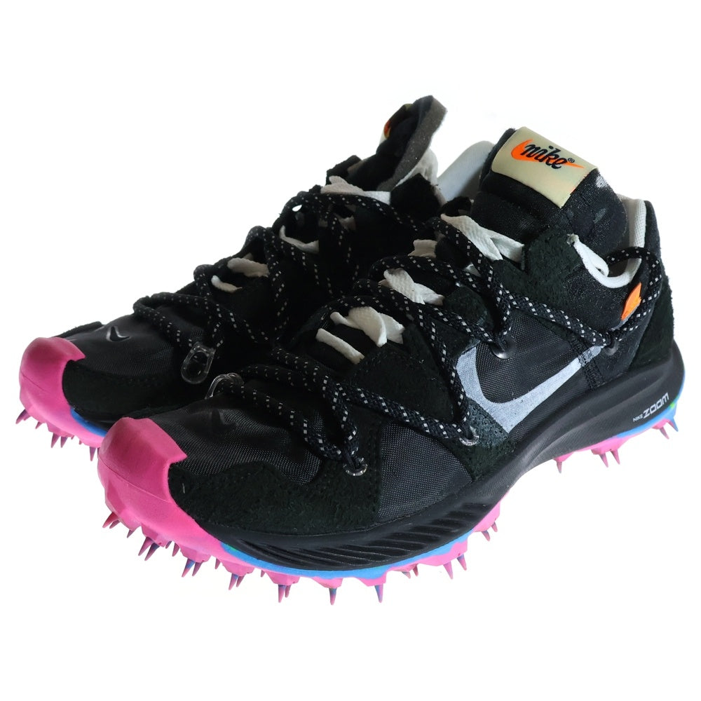 NIKE(ナイキ) × OFF-WHITE W ZOOM TERRA KIGER 5 オフホワイト ズームテラ カイガー 5 ローカットスニーカー ブラック レディース US6.5/23.5cm CD8179-001