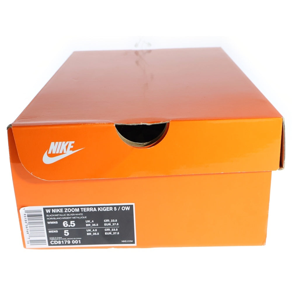 NIKE(ナイキ) × OFF-WHITE W ZOOM TERRA KIGER 5 オフホワイト ズームテラ カイガー 5 ローカットスニーカー ブラック レディース US6.5/23.5cm CD8179-001