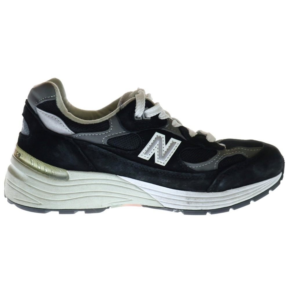 New Balance(ニューバランス) M992EB スエード ローカットスニーカー ブラック US4.5/22.5cm