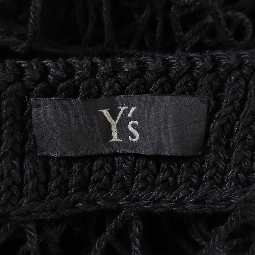 Y's(ワイズ) 20SS リネン ネット キャミワンピース レディース ブラック YN-D08-305