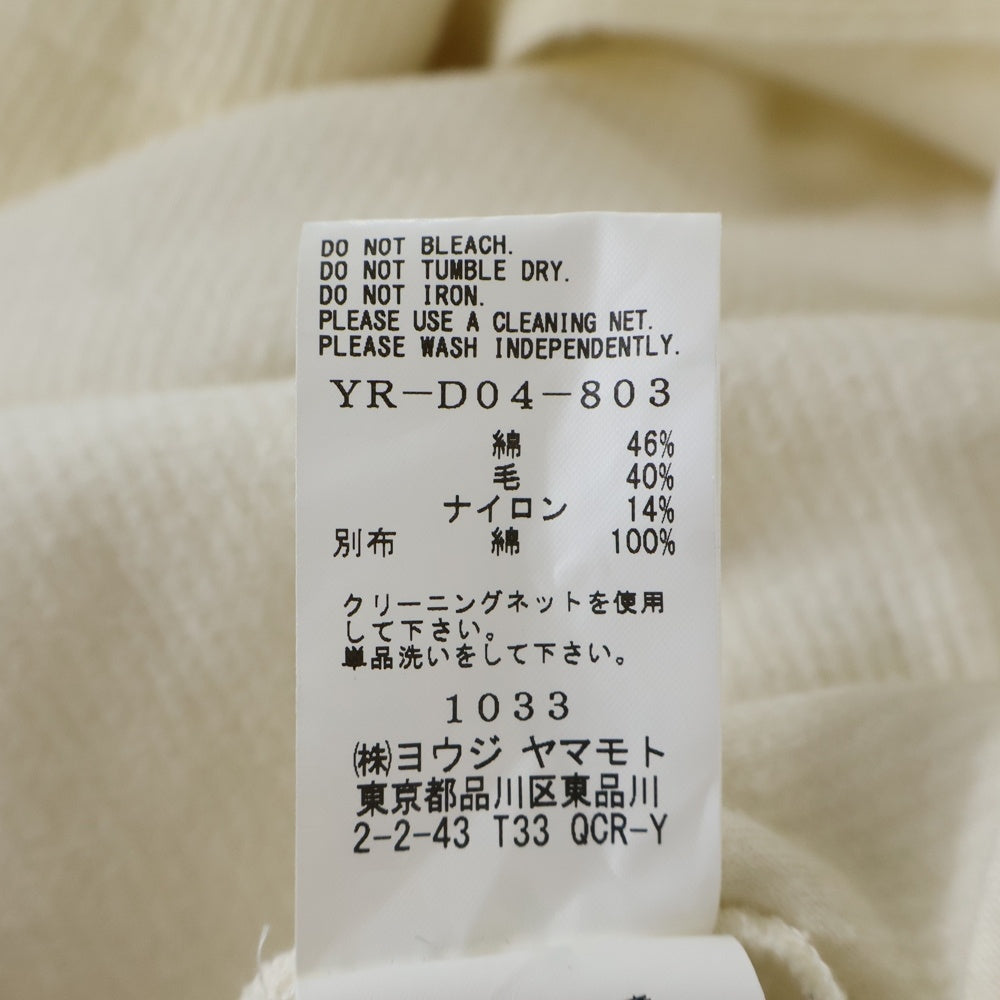 Y's(ワイズ) コットン ダブルジップ ニット ワンピース レディース アイボリー YR-D04-803