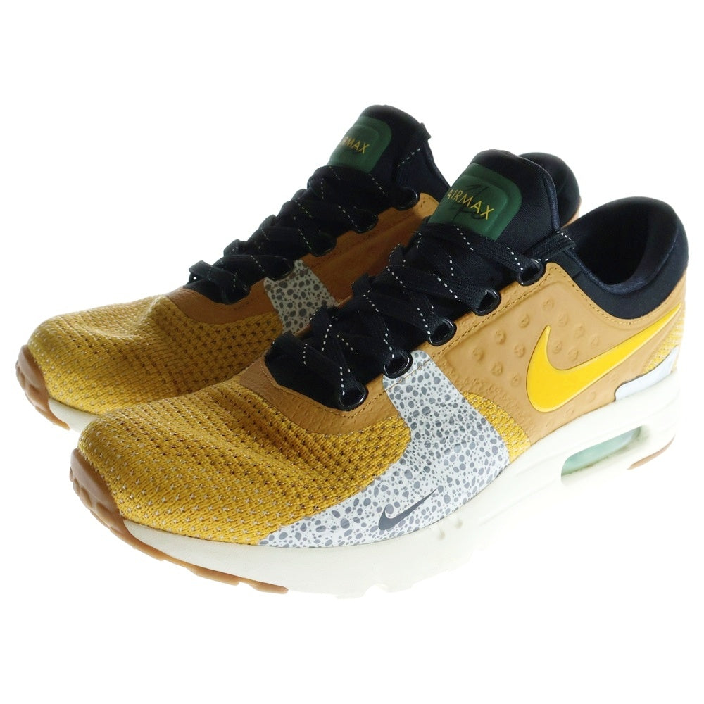 NIKE(ナイキ) ×ATMOS AIR MAX ZERO SAFARI アトモス エアマックス ゼロ サファリ ローカットスニーカー イエロー US10/28cm AH1809-073