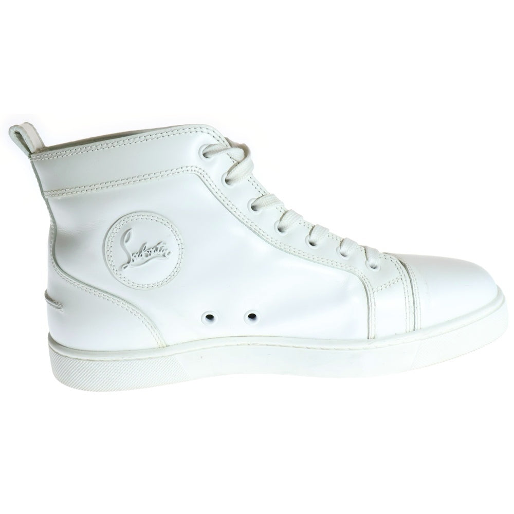 CHRISTIAN LOUBOUTIN(クリスチャンルブタン) LOUPIN UP DONNA ルーパン アップ ドンナ レザーハイカットスニーカー ホワイト 1220245