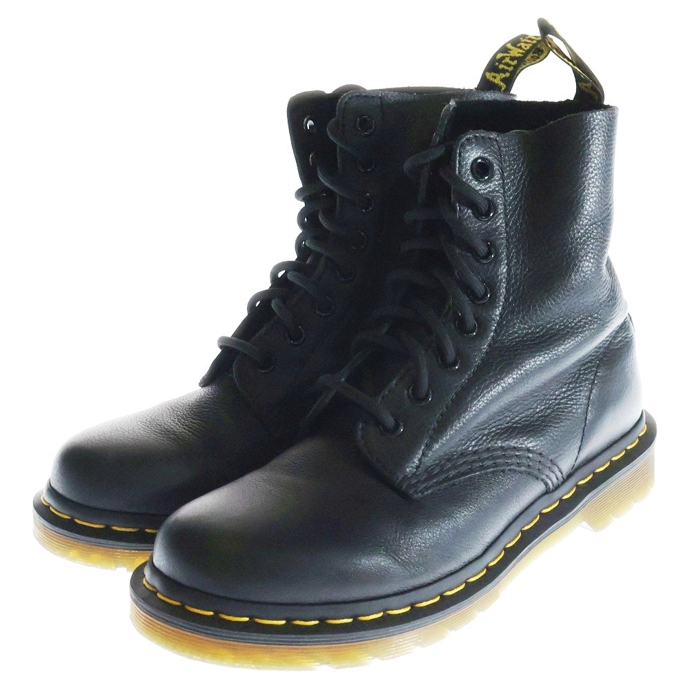 Dr.Martens(ドクターマーチン) 1460 PASCAL 8ホール レースアップ ハイカットシューズ レザーブーツ ブラック レディース