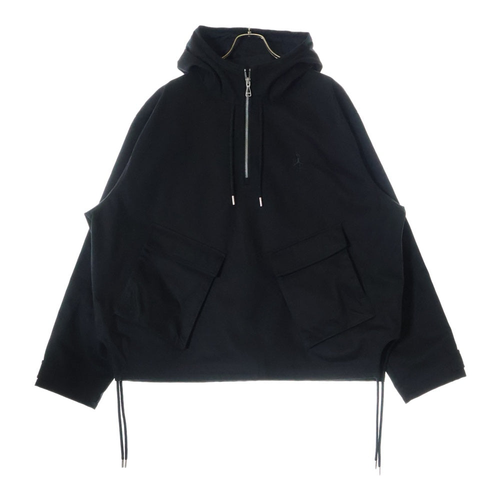 NIKE(ナイキ) ×TRAVIS SCOTT COTTON JACKET トラビススコット コットン フーデット ハーフジップ ジャケット ブラック DZ5488-010