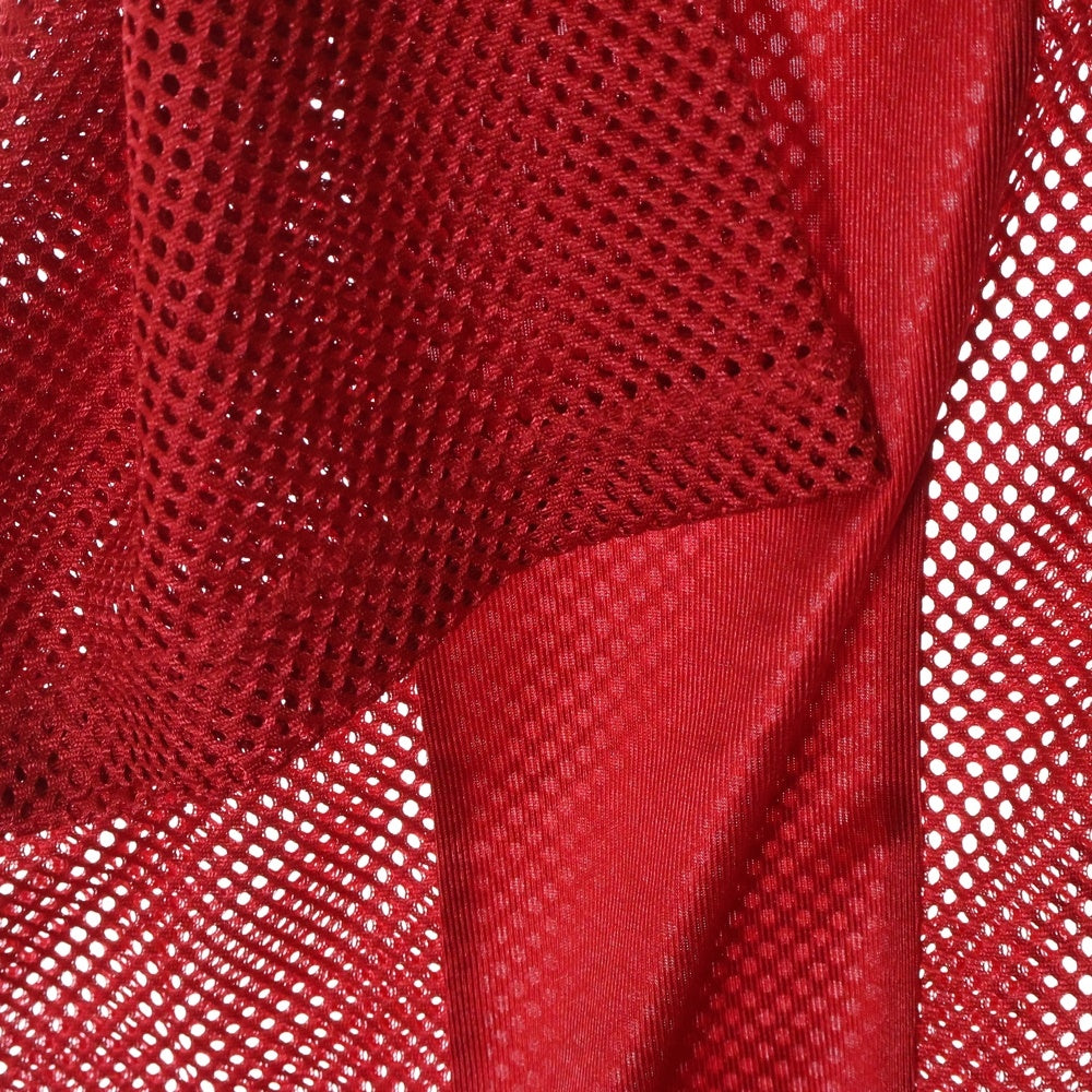 SUPREME(シュプリーム) 24SS ×NIKE MESH SHIRT ナイキ メッシュ オープンカラー 半袖シャツ レッド FQ0346-687