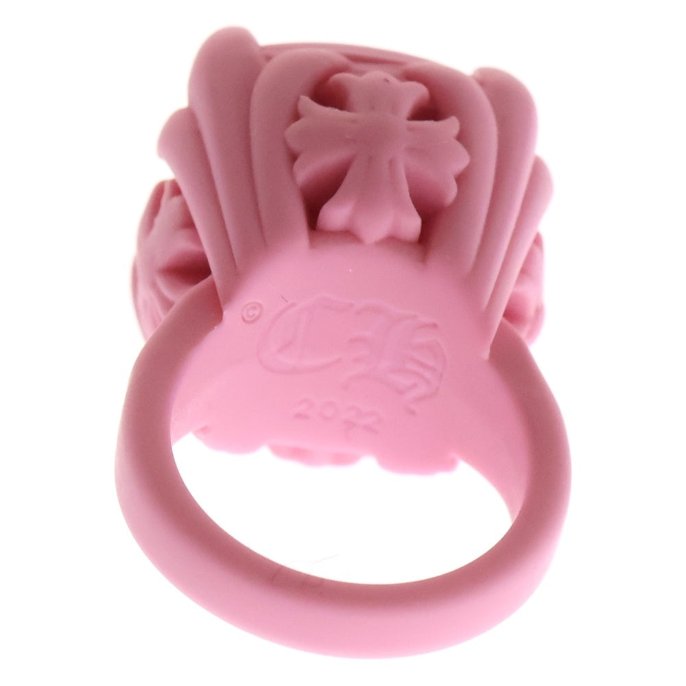 CHROME HEARTS(クロムハーツ) COCK&TAIL PLSTC RING ラバー カクテルリング ピンク