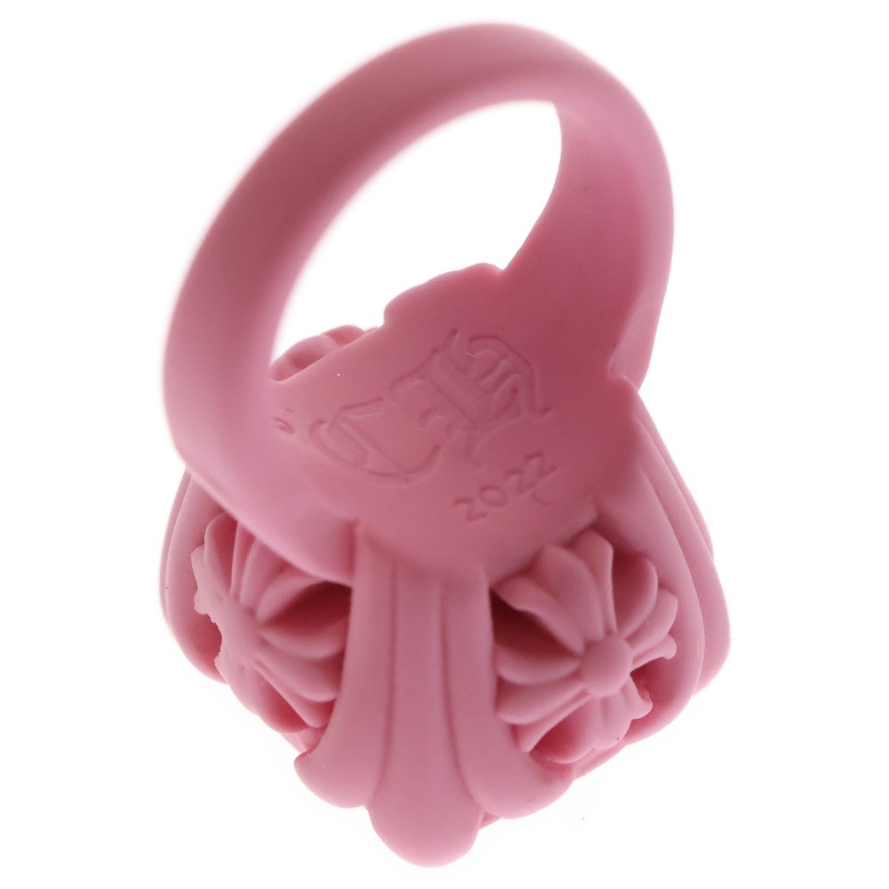 CHROME HEARTS(クロムハーツ) COCK&TAIL PLSTC RING ラバー カクテルリング ピンク