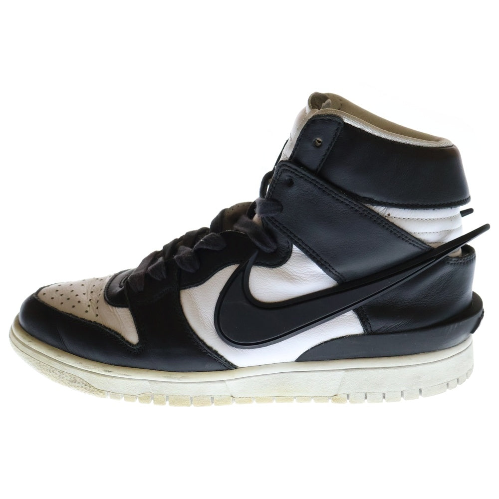 NIKE(ナイキ) ×AMBUSH DUNK HI BLACK アンブッシュ ダンク ハイカットスニーカー ブラック/ホワイト US7.5/25.5cm CU7544-001