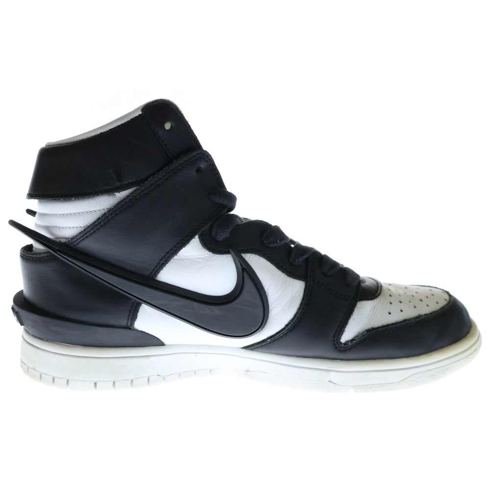 NIKE(ナイキ) ×AMBUSH DUNK HI BLACK アンブッシュ ダンク ハイカットスニーカー ブラック/ホワイト US7.5/25.5cm CU7544-001