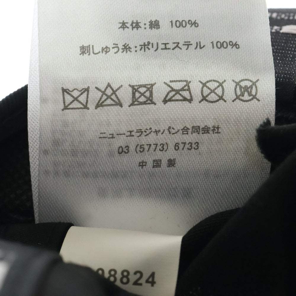 WACKO MARIA(ワコマリア) 24SS NEW ERA 9TWENTY ニューエラ ロゴキャップ ブラック 24SS-WMA-CP02