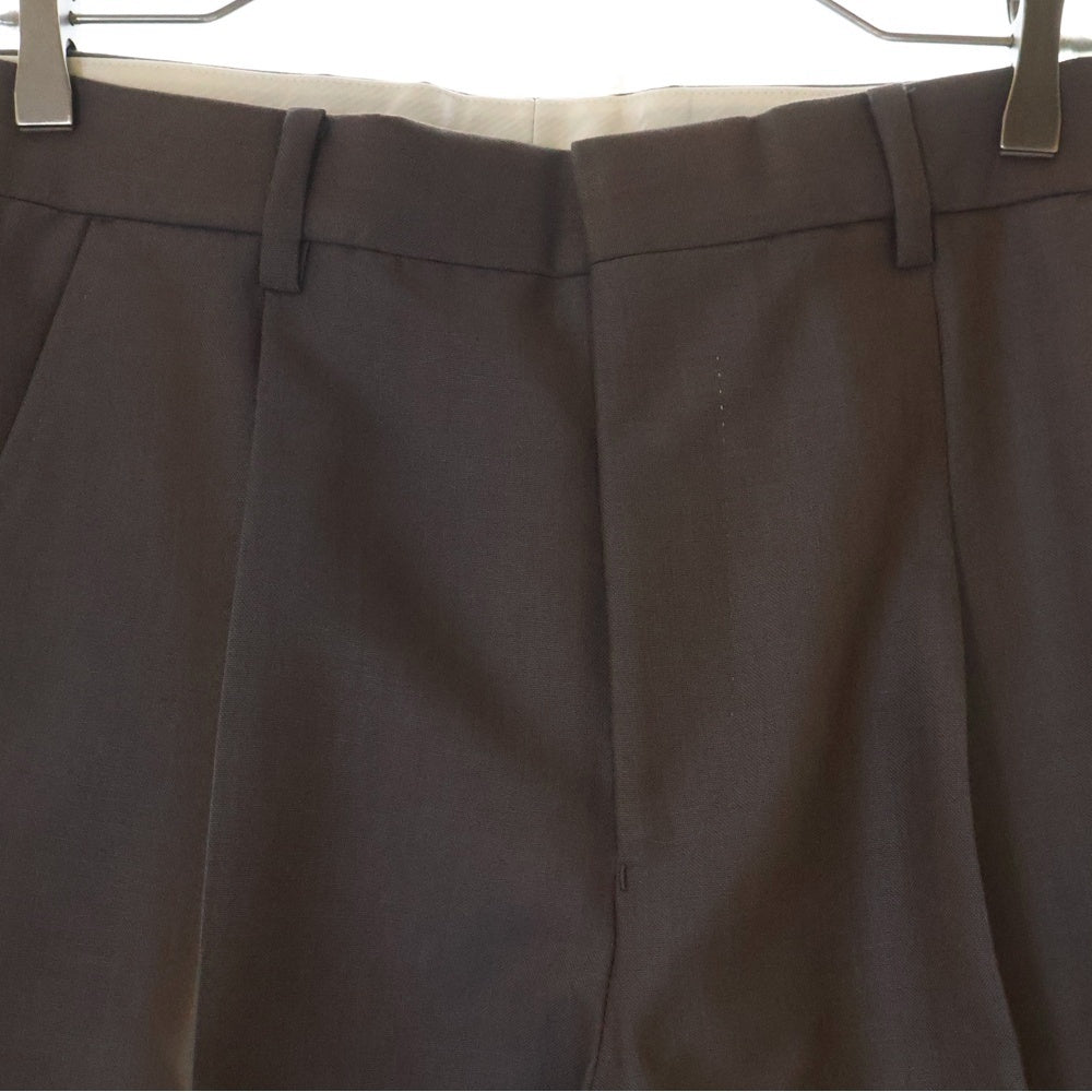 WACKO MARIA(ワコマリア) DORMEUIL PLEATED TROUSERS TYPE-1 ドーメル トラウザーズ スラックス パープル