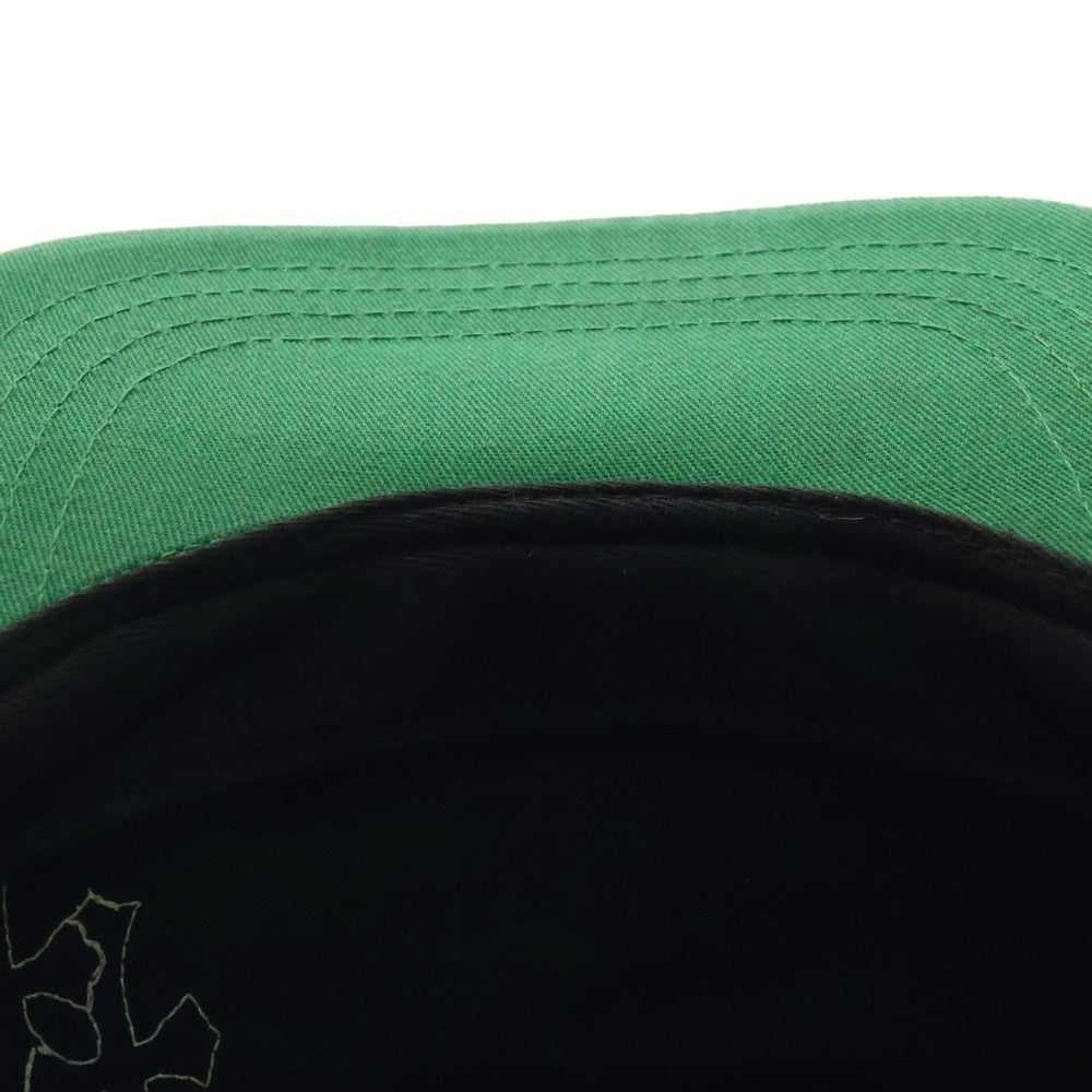 CHROME HEARTS(クロムハーツ) CH HAT クロスパッチ ベースボールキャップ 帽子 グリーン/ホワイト