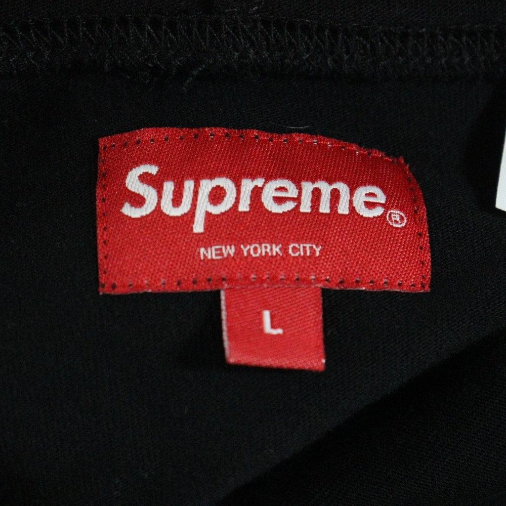 SUPREME(シュプリーム) 23SS Celebre Hooded L/S Top セレーブル フーディー プルオーバー スウェット パーカー ブラック