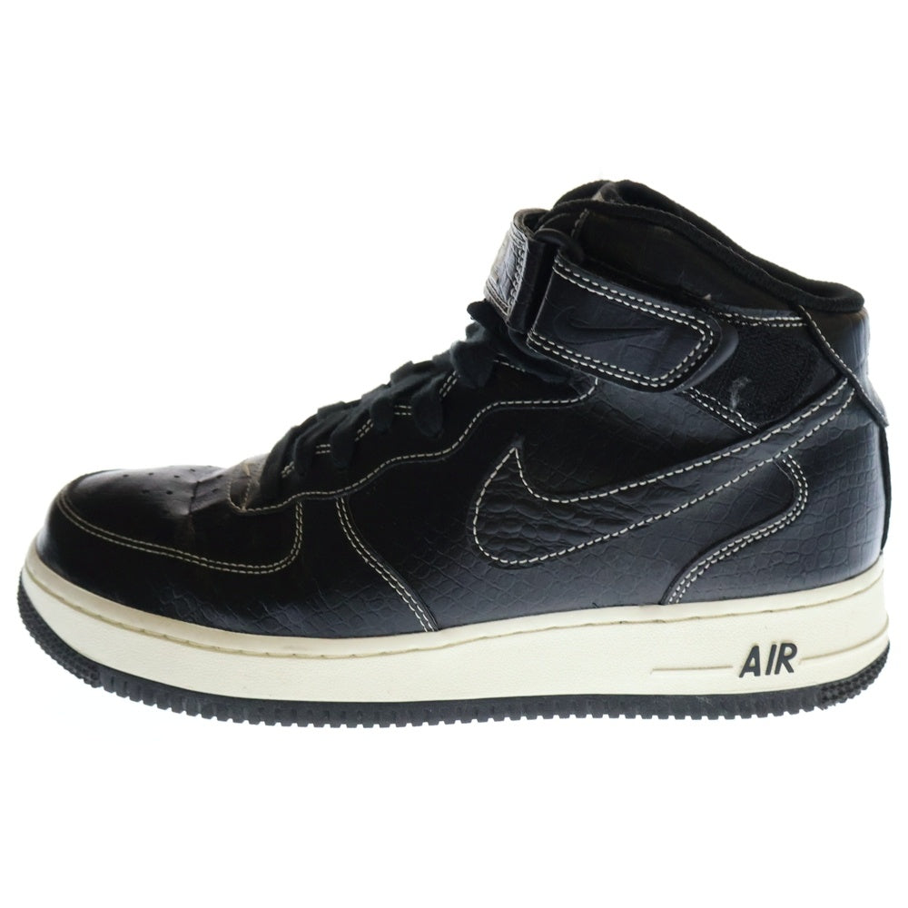 NIKE(ナイキ) AIR FORCE 1 MID LX OUR FORCE 1 エアフォース1 LX フォース1 ミッドカットスニーカー ブラック US8.5/26.5cm DV1029-010
