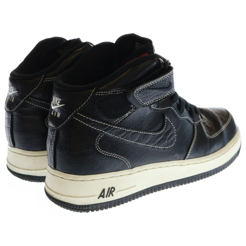 NIKE(ナイキ) AIR FORCE 1 MID LX OUR FORCE 1 エアフォース1 LX フォース1 ミッドカットスニーカー ブラック US8.5/26.5cm DV1029-010