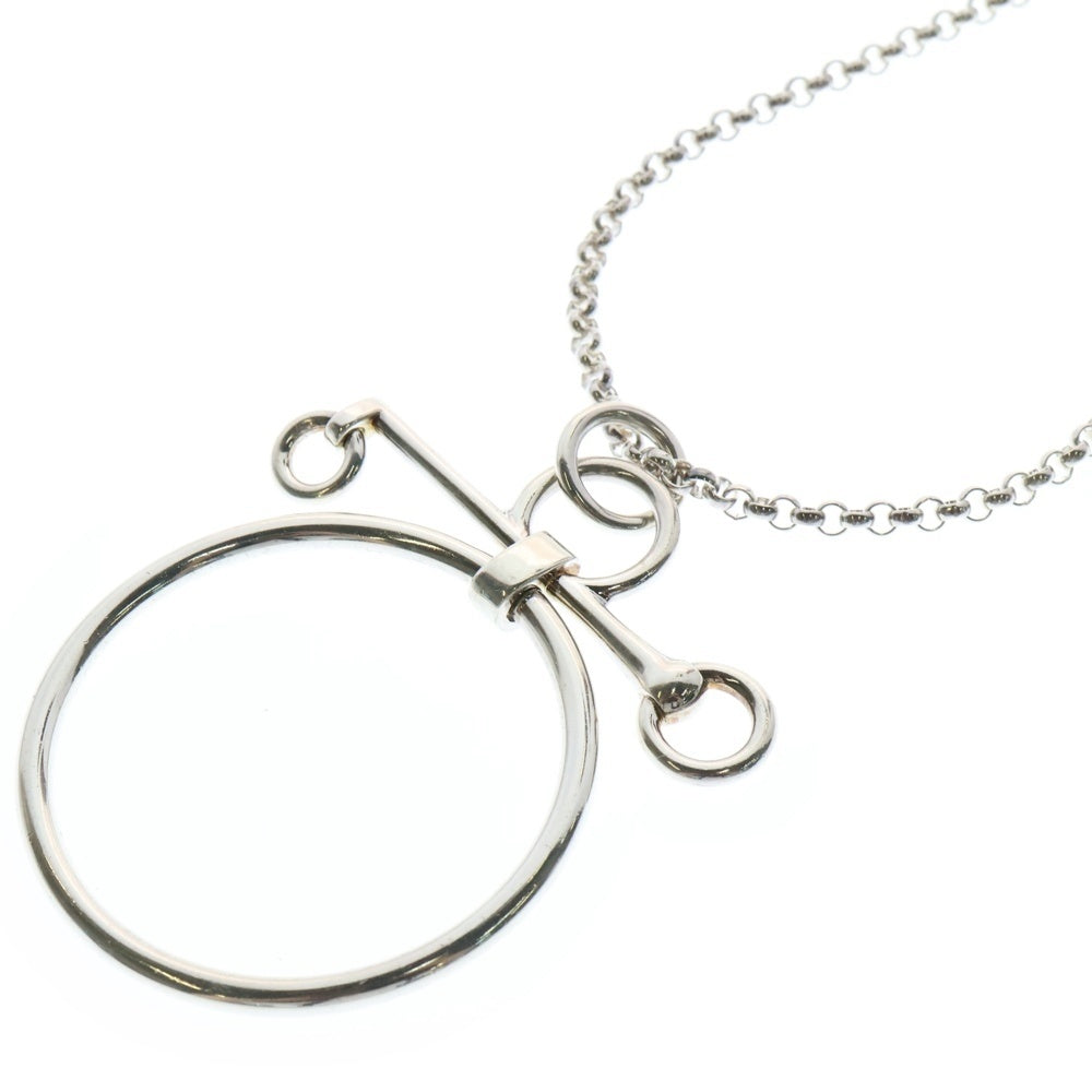 HERMES(エルメス) Mors de Bride Pendant モール ドゥ ブリッド ペンダントネックレス シルバー